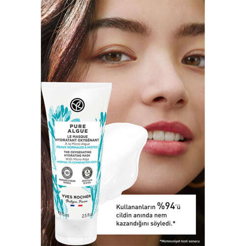 Yves Rocher Pure Algue Yoğun Nemlendirici ve Canlandırıcı Maske 75 ml - 5