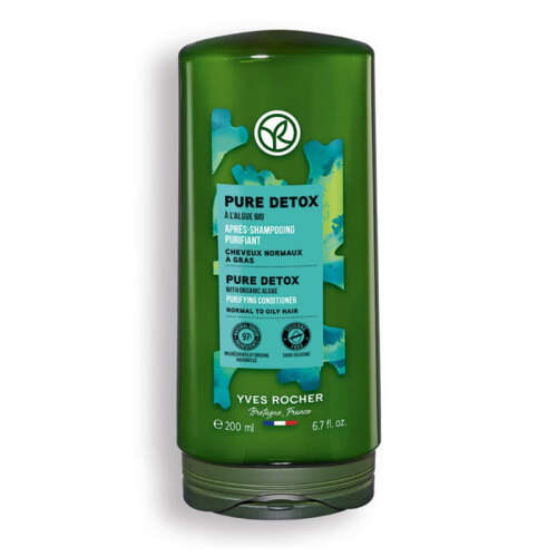 Yves Rocher Pure Detox Yağlı Saçlar için Arındırıcı Saç Kremi 200 ml - 1