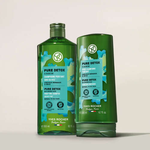 Yves Rocher Pure Detox Yağlı Saçlar İçin Arındırıcı Şampuan 300 ml - 1
