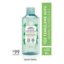 Yves Rocher Pure Menthe Arındırıcı Yüz ve Makyaj Temizleme Suyu 400 ml - 2
