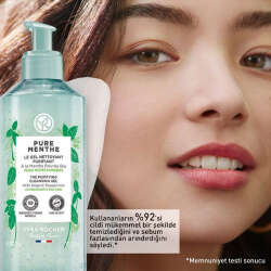 Yves Rocher Pure Menthe Gözenek Arındıran Yüz Yıkama Jeli 390 ml - 5