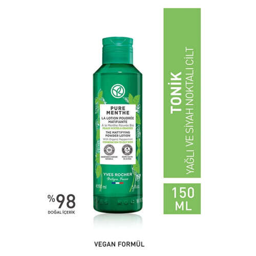 Yves Rocher Pure Menthe Matlaştırıcı Pudralı Tonik 150 ml - Yves Rocher