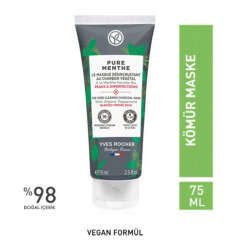 Yves Rocher Pure Menthe Siyah Nokta Karşıtı Kömür Maskesi 75 ml - 1