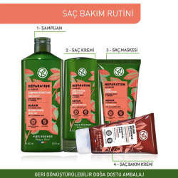 Yves Rocher Reparation Yıpranmış Saçlar İçin Prebiyotik Saç Maskesi 200 ml - 3