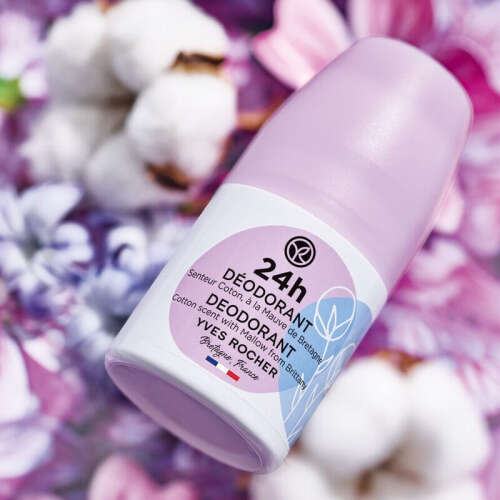 Yves Rocher Roll-on Deodorant - Pamuk Çiçeği ve Ebegümeci 50 ml - 3