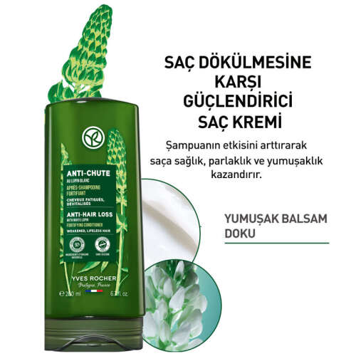 Yves Rocher Saç Dökülmesine Karşı Saç Kremi 200 ml - 3