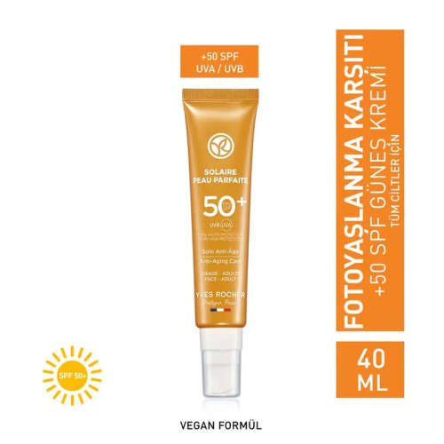 Yves Rocher Solaire Peau Parfaite Spf 50 Yaşlanma Karşıtı Güneş Kremi 40 ml - 10