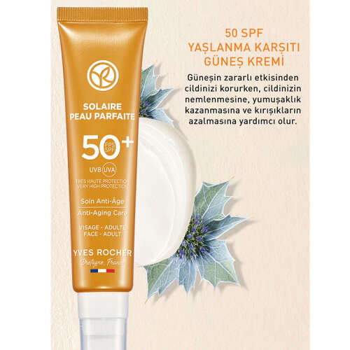 Yves Rocher Solaire Peau Parfaite Spf 50 Yaşlanma Karşıtı Güneş Kremi 40 ml - 2