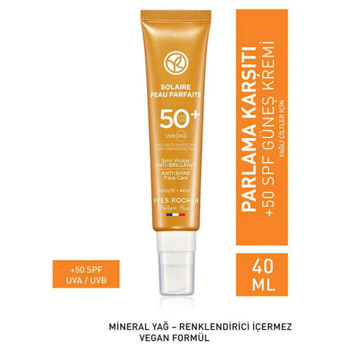 Yves Rocher Solaire Peau Parfaite Spf50+ Parlama Karşıtı Yüz Kremi 40 ml - 1