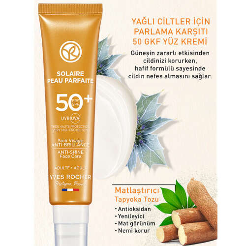 Yves Rocher Solaire Peau Parfaite Spf50+ Parlama Karşıtı Yüz Kremi 40 ml - 4