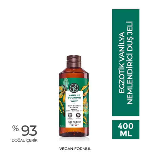 Yves Rocher Vanille Bourbon Egzotik Vanilya Nemlendirici Duş Jeli 400 ml - 2