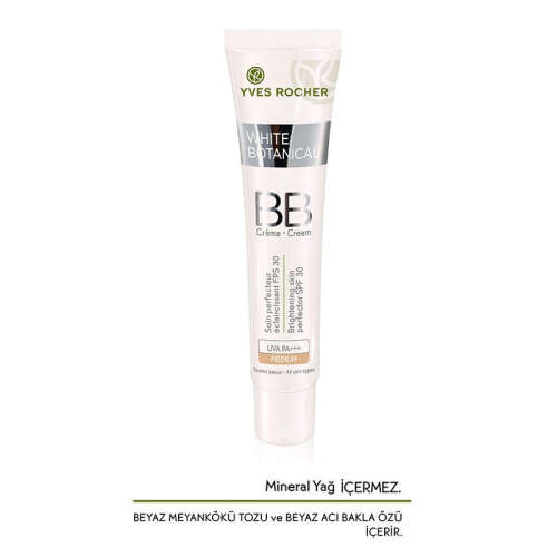 Yves Rocher White Botanical Leke Karşıtı ve Aydınlatıcı Spf30 BB Krem 40 ml - Orta - Yves Rocher