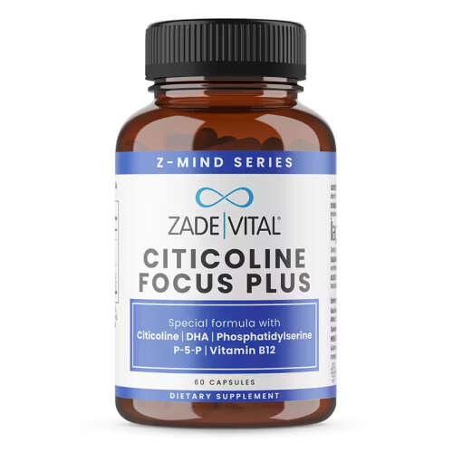 Zade Vital Citicoline Focus Plus Takviye Edici Gıda 60 Kapsül - 1
