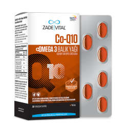 Zade Vital Co-Q10 Omega3 Balık Yağı İçeren Takviye Edici Gıda 30 Kapsül - 2