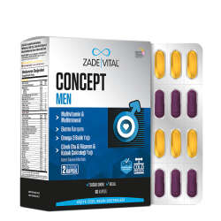 Zade Vital Concept Men Takviye Edici Gıda 60 Kapsül - 2