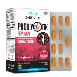 Zade Vital Feminen Probiyotik Takviye Edici Gıda 30 Kapsül - 2