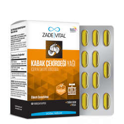Zade Vital Kabak Çekirdeği Yağı 60 Kapsül - 2