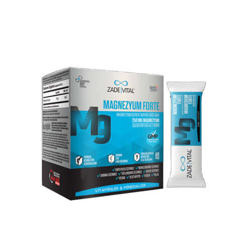 Zade Vital Magnezyum Forte 30 Saşe - Zade Vital