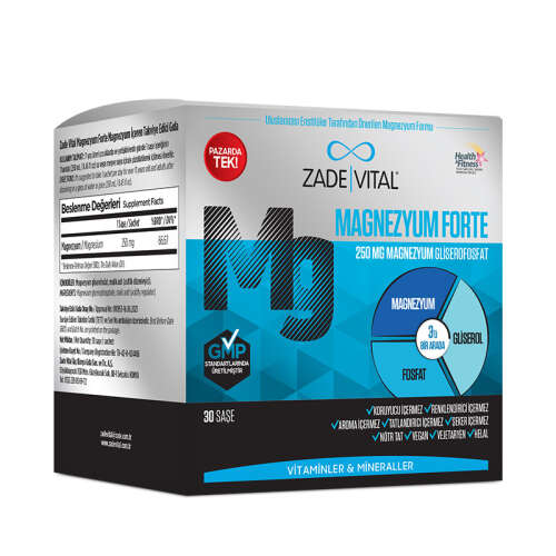 Zade Vital Magnezyum Forte 30 Saşe - Zade Vital