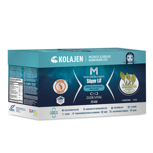 Zade Vital Marine Collagen Süper Lif 28 Saşe - Zade Vital