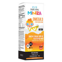 Zade Vital Miniza Omega 3 - Yer Fıstığı Yağı İçeren Sıvı Takviye Edici Gıda 150 ml - 2