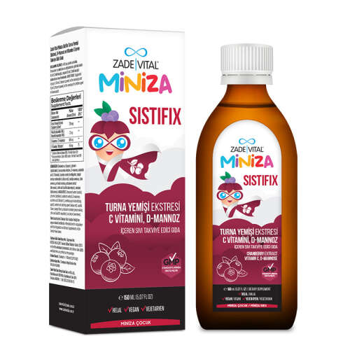Zade Vital Miniza Sistifix Sıvı Takviye Edici Gıda 150 ml - 2