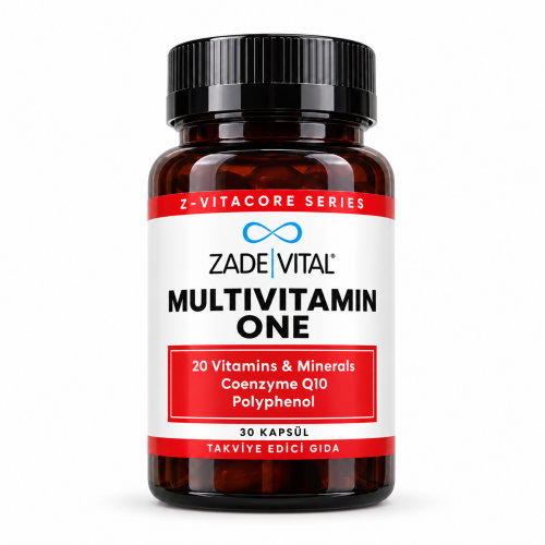 Zade Vital Multivitamin One Takviye Edici Gıda 30 Kapsül - Zade Vital