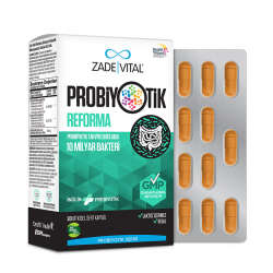Zade Vital Probiyotik Reforma Takviye Edici Gıda 30 Bitkisel Kapsül - 2