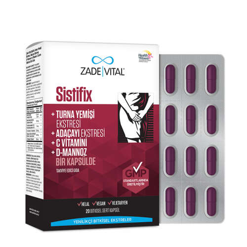 Zade Vital Sistifix Takviye Edici Gıda 20 Kapsül - 2