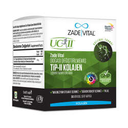 Zade Vital Tip 2 Collagen Takviye Edici Gıda 30 Bitkisel Sert Kapsül - 1