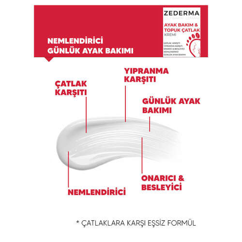 Zederma Ayak Bakım ve Topuk Kremi 60 ml - 3