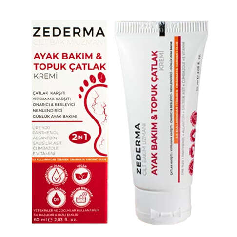 Zederma Ayak Bakım ve Topuk Kremi 60 ml - Zederma