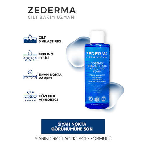 Zederma Gözenek Sıkılaştırıcı Arındırıcı Tonik 200 ml - 3