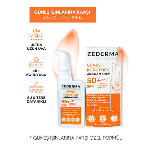 Zederma Güneş Kremi SPF50+ 50 ml - 3