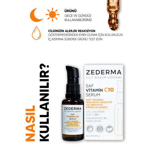 Zederma Saf Vitamin C10 Serum 30 ml - 5