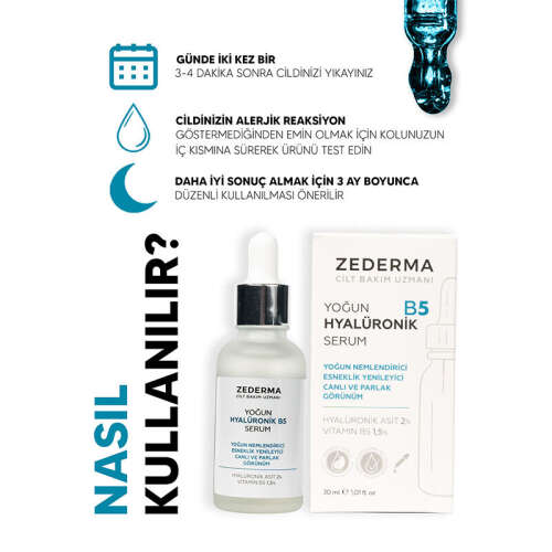 Zederma Yoğun Hyalüronik B5 Serum 30 ml - 5