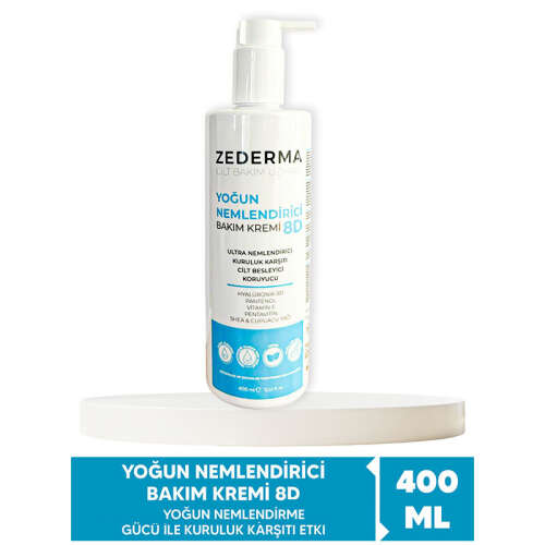 Zederma Yoğun Nemlendirici 8D Krem 400 ml - 2