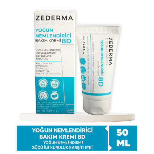 Zederma Yoğun Nemlendirici 8D Krem 50 ml - 2