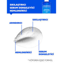 Zederma Yüz Yıkama Jeli Yağlı Akne Eğilimli ve Hassas Ciltler İçin 200 ml - 3