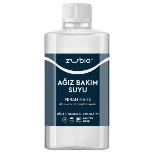 Zubio Ağız Bakım Suyu Ferah Nane 250 ml - 1